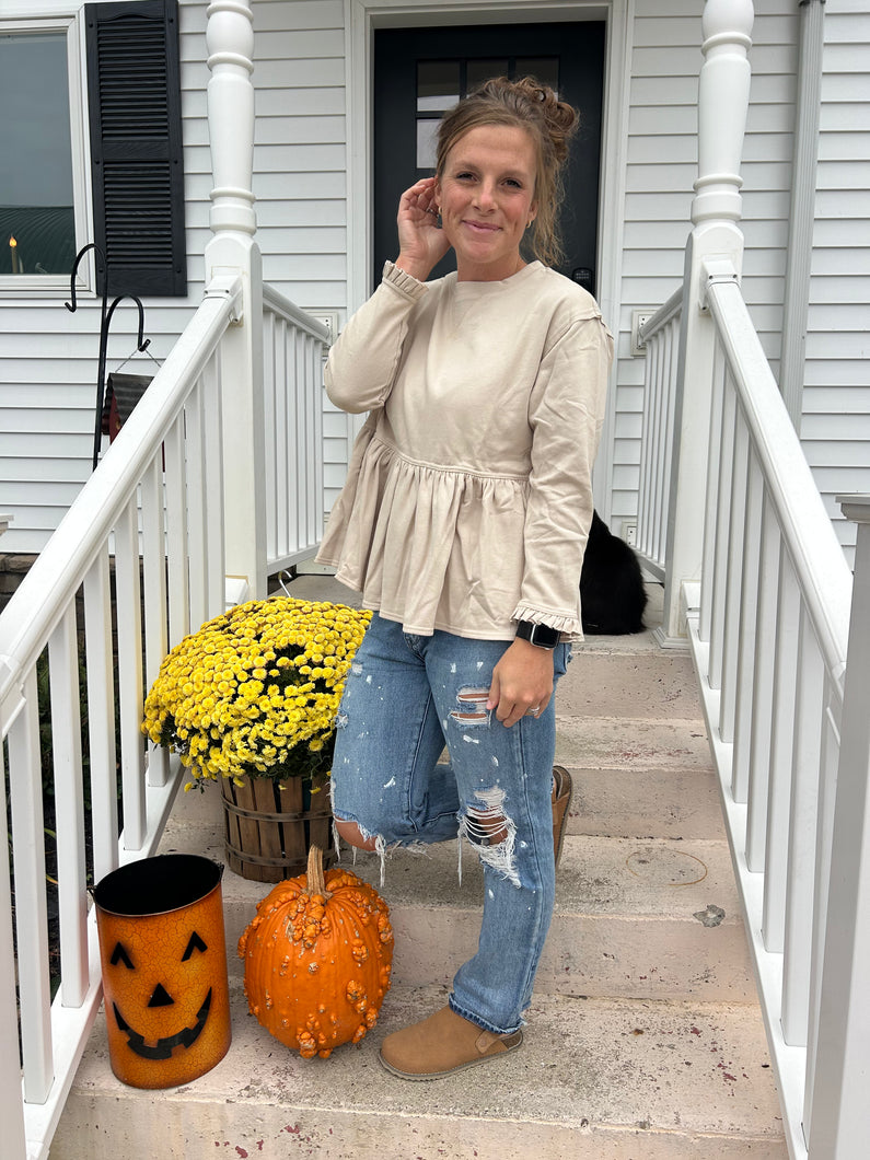 The Babydoll Sweatshirt-Shell