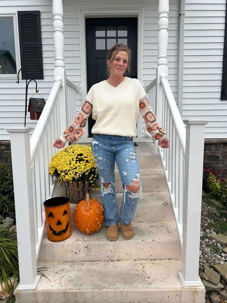 The Orange Ivory Sweater