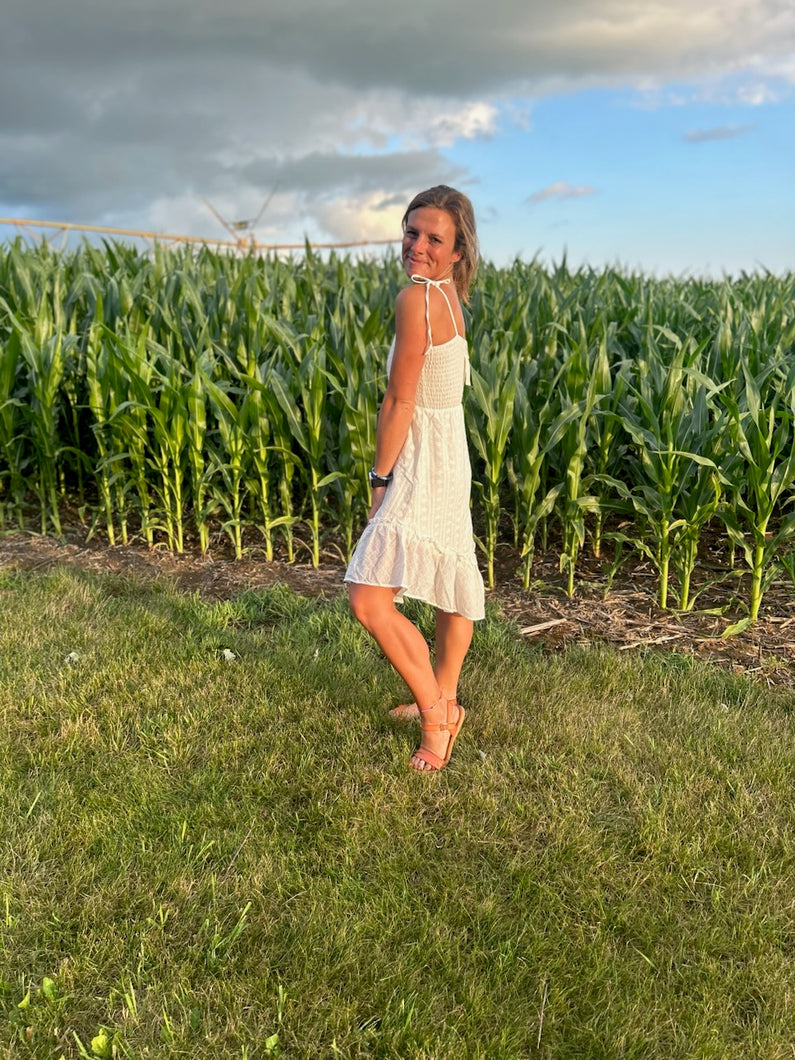 The Grand Haven Dress-White