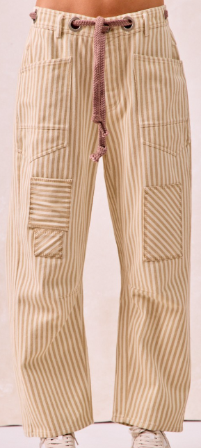 The Barrel Pants-Oatmeal