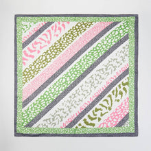 Load image into Gallery viewer, Striped Animal Print Square Bandana Scarf: GN