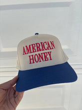 Load image into Gallery viewer, American Honey Embroidered Hat 4th of July 