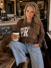 Load image into Gallery viewer, PRAY Crew-Brown/Red