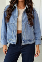 Load image into Gallery viewer, The Metal Rivet Jean Jacket