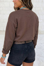 Load image into Gallery viewer, PRAY Crew-Brown/Red