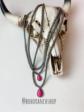 Load image into Gallery viewer, Layered Western Necklace-Pink or Turquoise