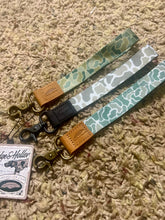 Load image into Gallery viewer, Fly High Lay Low Camo Wrist Lanyard Black