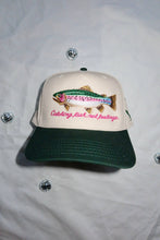 Load image into Gallery viewer, Catching Fish Not Feelings Trucker Hat 