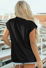 Load image into Gallery viewer, High Neck Cap Sleeve-White