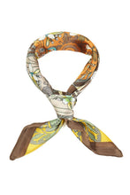 Load image into Gallery viewer, Four-Leaf Clover And Flower Square Bandana Scarf: OV