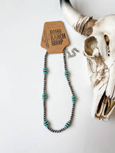 Load image into Gallery viewer, Western Navajo Pearl Choker Navajo Style Pearl: Fuschia