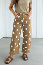 Load image into Gallery viewer, Polka Dot Barrel High Waist Jeans