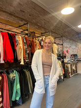 Load image into Gallery viewer, The Flirt Cardi-White