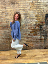 Load image into Gallery viewer, The Peri Button Down-Blue