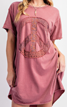 Load image into Gallery viewer, The Peaceful Dress-Wine