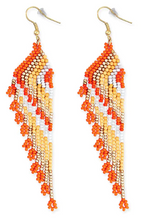 Load image into Gallery viewer, Thunderbird Wing Beaded Earrings