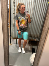 Load image into Gallery viewer, The Biker Shorts-Vintage Aqua Sky