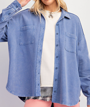 Load image into Gallery viewer, The Peri Button Down-Blue