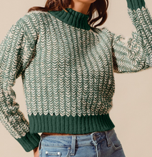 Load image into Gallery viewer, The Seasons Greeting Sweater-Hunter Green